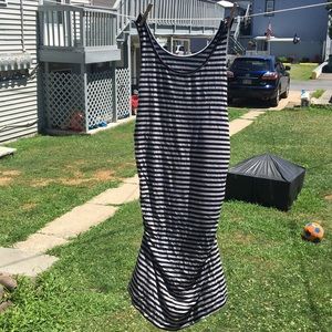 Knee length maternity summer dress